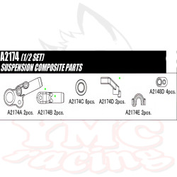 A2174 COMPOSITE PARTS UPPER...